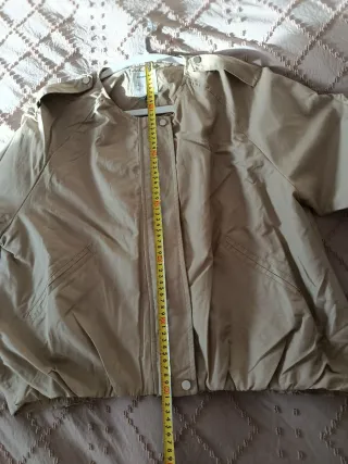 Cazadora bomber beige ligera XL
