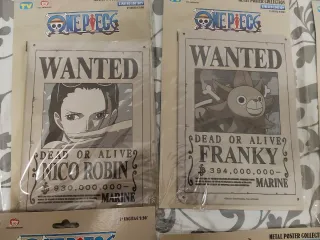 Collezione Targhe Metalliche One Piece