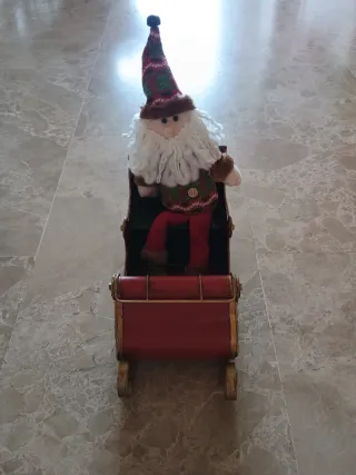 Trineo Papá Noel Decorativo