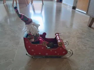 Trineo Papá Noel Decorativo