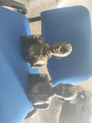 Figuras africanas decorativas