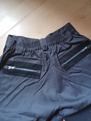 Bermudas de trabajo grises talla L