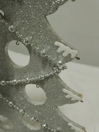 Albero decorativo legno H 37 cm