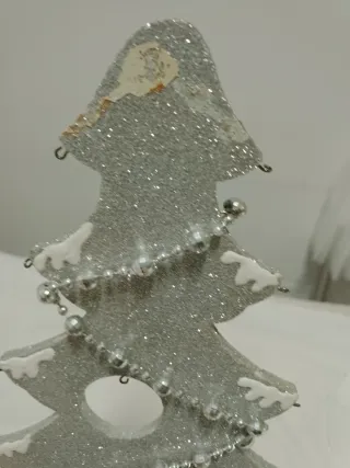 Albero decorativo legno H 37 cm