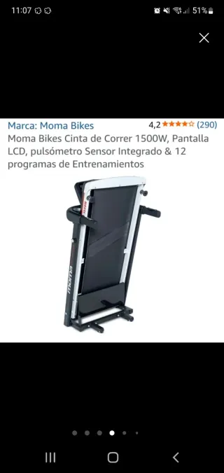 Tapis roulant nero (NUOVO QUASI)