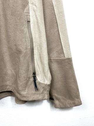 Forro Polar Columbia Oversize Retro 2000s Beige