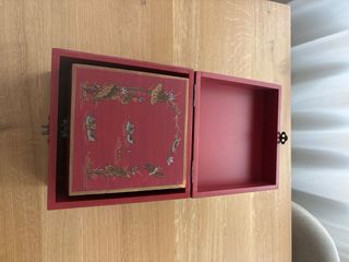 2 Cajas Decorativas Madera Estilo Oriental
