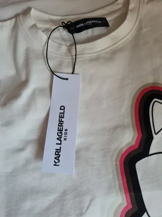 Camiseta Karl Lagerfeld Gato con Gafas. Nueva