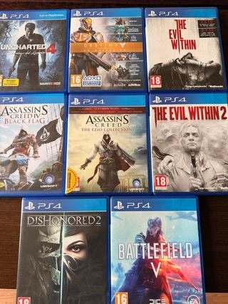 varios juegos Play 4