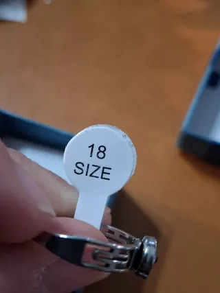 Anello acciaio Evil Eye misura 18