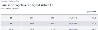 Camisa rayas Polo Ralph Lauren Custom Fit
