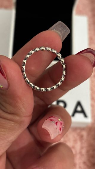 Anillo Corazones Plata