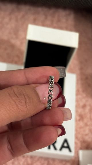 Anillo Corazones Plata