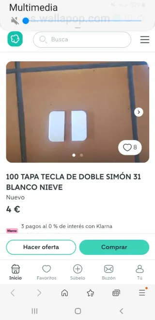 2  tapas dobles Simón 31