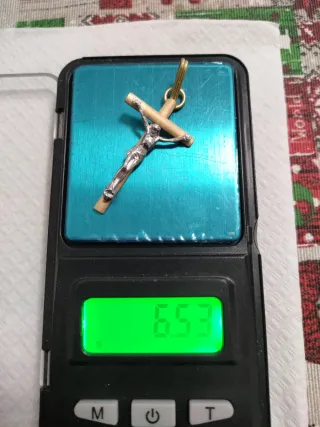 Cruz de oro 18k con Cristo