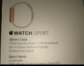 Caja Apple Watch