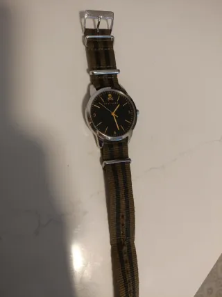 Reloj Scalpers hebilla marrón y verde