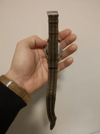 Reloj Scalpers hebilla marrón y verde