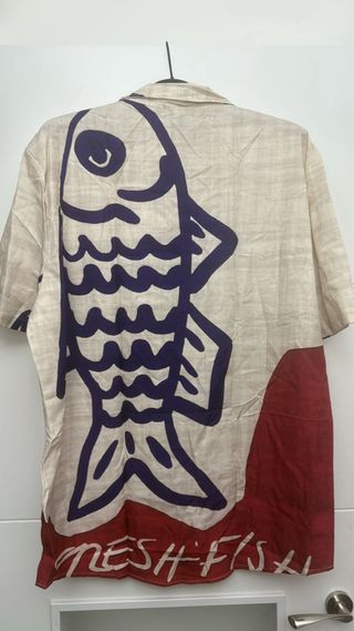 Camisa Estampada Pez Talla 5XL