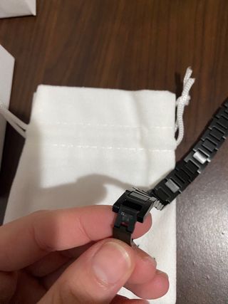 Pulsera Lacoste Acero Negra