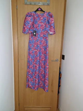 Vestido largo floral eventos