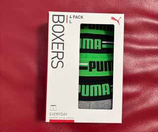 Boxer Puma Set 4 Pezzi Taglia M L XL