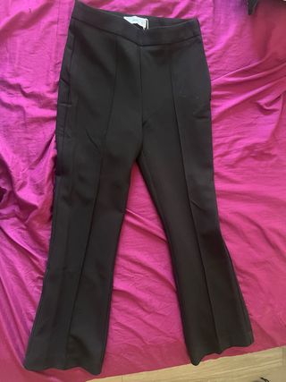 Pantalón negro vestir pinzas