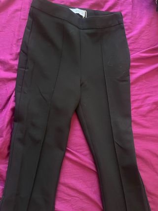 Pantalón negro vestir pinzas