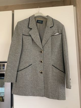 Giacca Bette Lana Vergine Grigia
