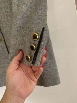 Giacca Bette Lana Vergine Grigia