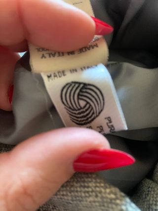 Giacca Bette Lana Vergine Grigia