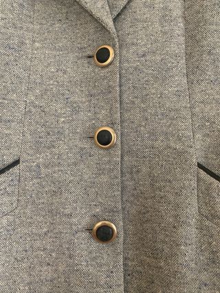 Giacca Bette Lana Vergine Grigia