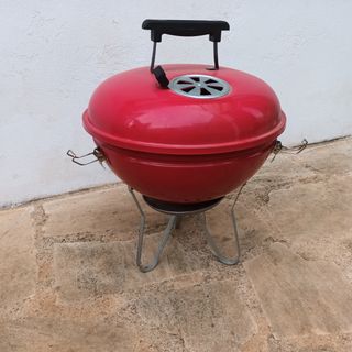 Barbacoa redonda metal