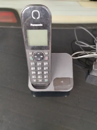 Teléfono Inalámbrico Panasonic Negro