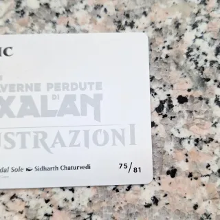 Carta illustrata Le Caverne Perdute di Ixalan