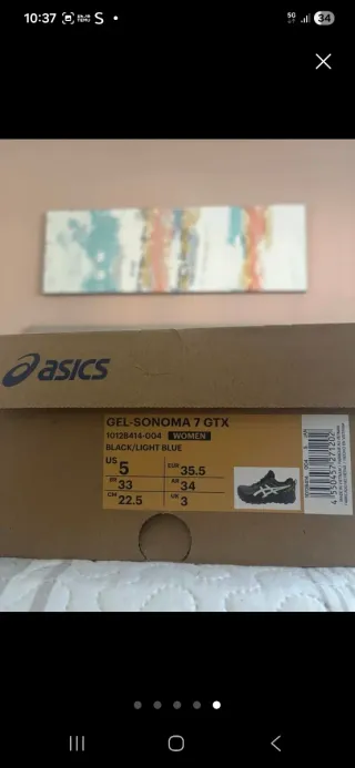 Zapatillas Asics Gel-Sonoma 7 GTX Mujer Talla 35.5