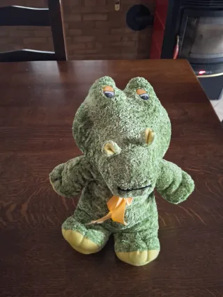 Pupazzo coccodrillo verde