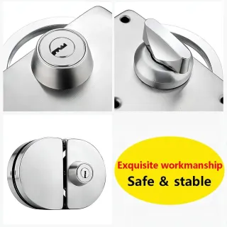 Cerradura para puerta de cristal