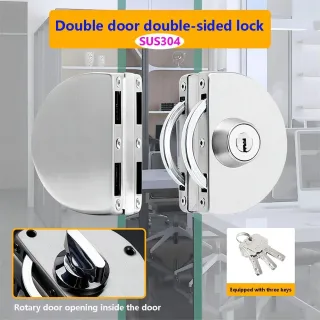 Cerradura para puerta de cristal