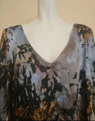 Vestido Zara Estampado Talla XL