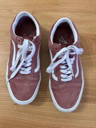 Zapatillas Vans Talla 40 Granate claro/Blanco