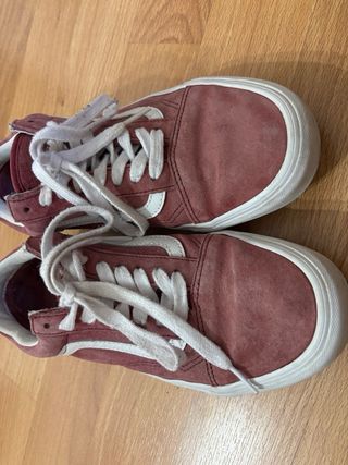 Zapatillas Vans Talla 40 Granate claro/Blanco