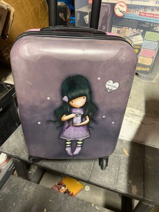Maleta de viaje Santoro niña morada