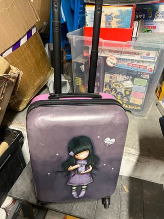 Maleta de viaje Santoro niña morada