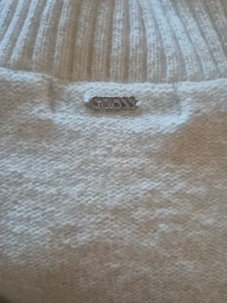 Vestido Guess Punto Blanco Talla M