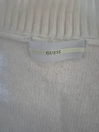 Vestido Guess Punto Blanco Talla M