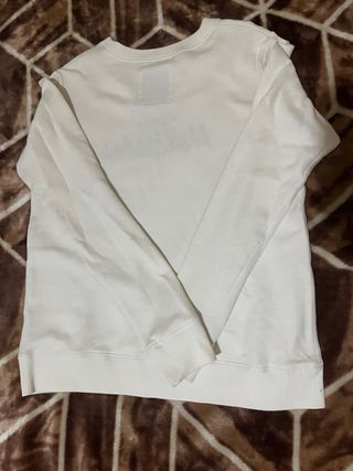 Sudadera Hollister Blanca