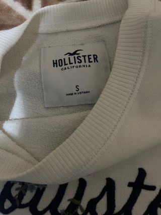 Sudadera Hollister Blanca