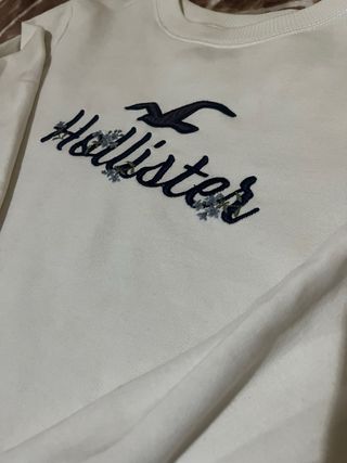 Sudadera Hollister Blanca