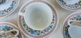 Set 6 Tazzine Caffè Vintage Porcellana Floreale